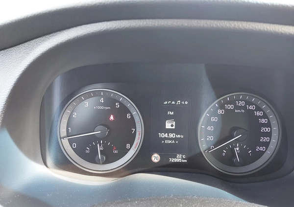 Hyundai Tucson cena 86000 przebieg: 72995, rok produkcji 2018 z Krosno małe 92